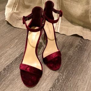 Burgundy heels